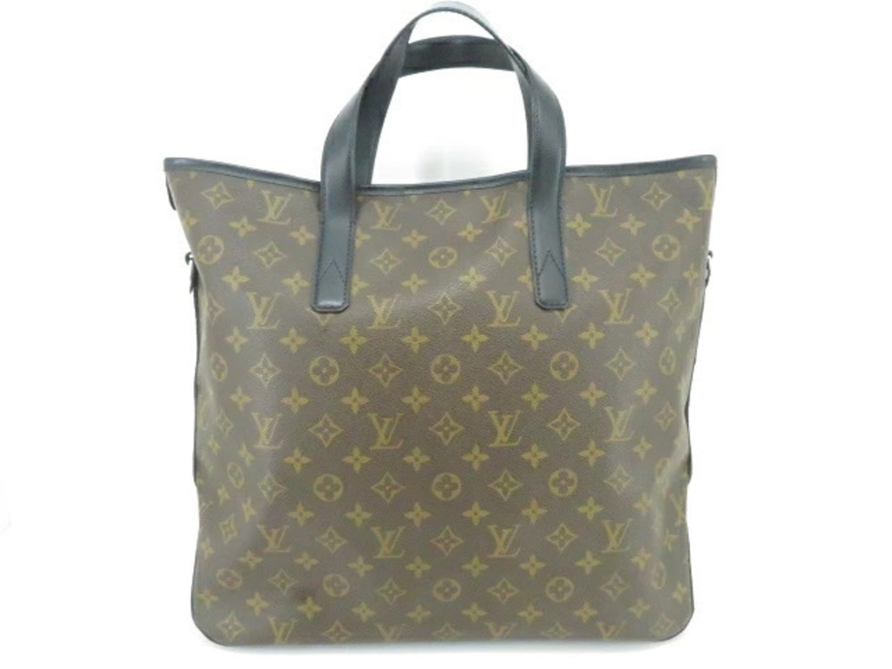 LOUIS VUITTON Bag Davis Tote Shoulder Monogram Macassar Brown